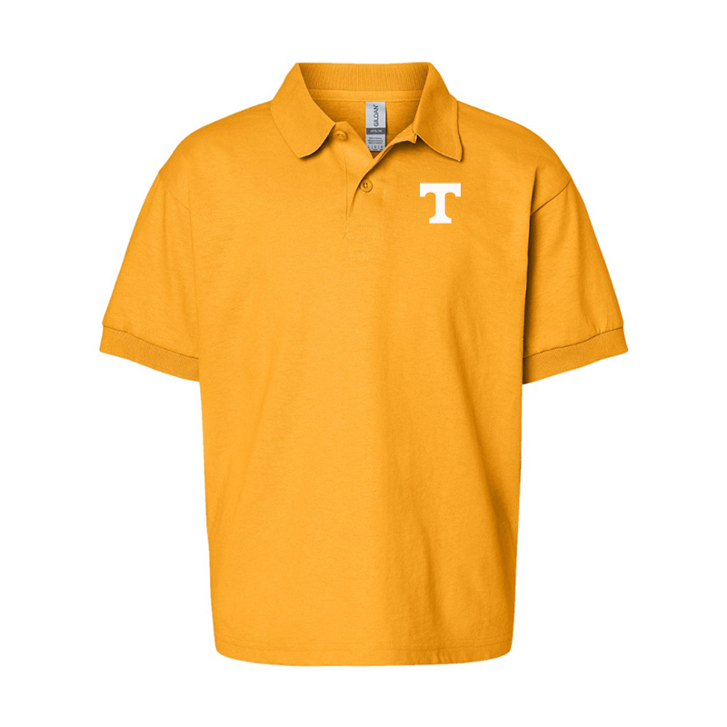 Youth Tennessee Volunteers Gildan Dry Blend Jersey Polo